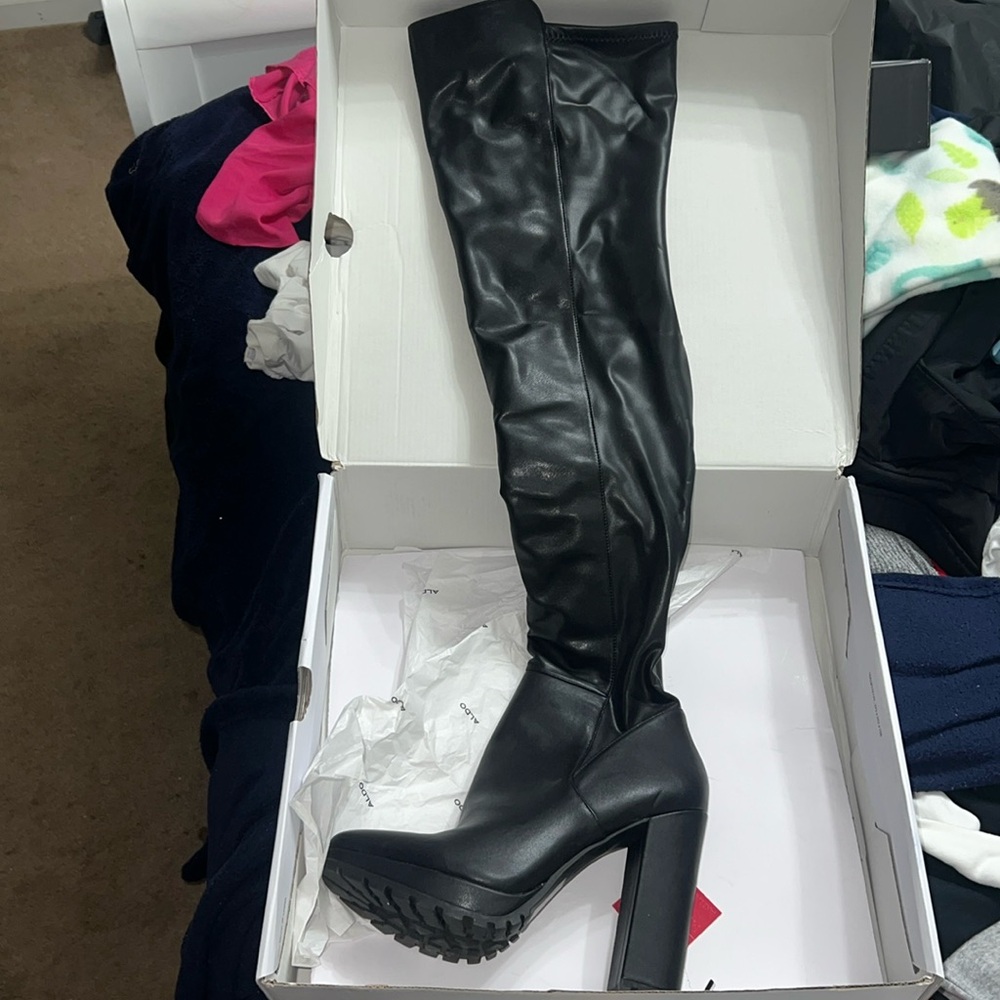 ALDO MADDY thigh high boots